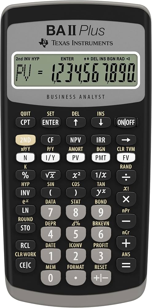 Financial Calculator for Cost Analysis