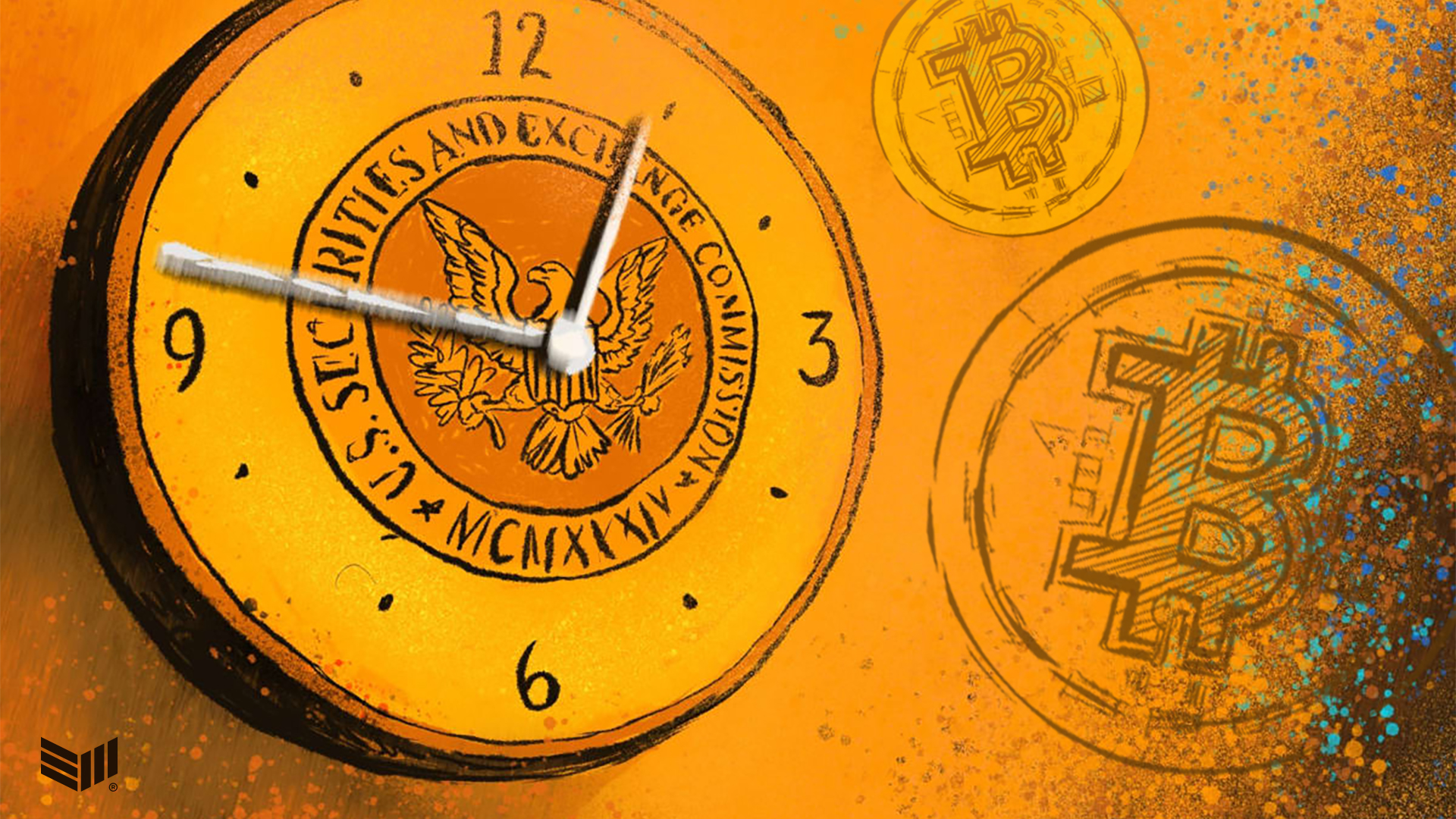 SEC Bitcoin ETF approval graphic