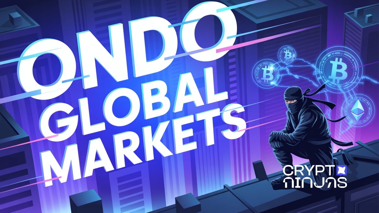 Ondo Global Markets tokenized stocks trading interface showcasing digital assets and US equities integration