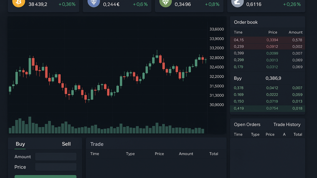Screenshot of a brokerage platform interface placing an order for a Bitcoin spot ETF, highlighting ticker selection, order type, and investment amount fields